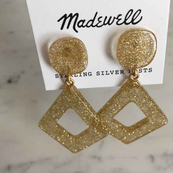 Madewell Diamond-Shaped Statement Earrings - Picture 6 of 8